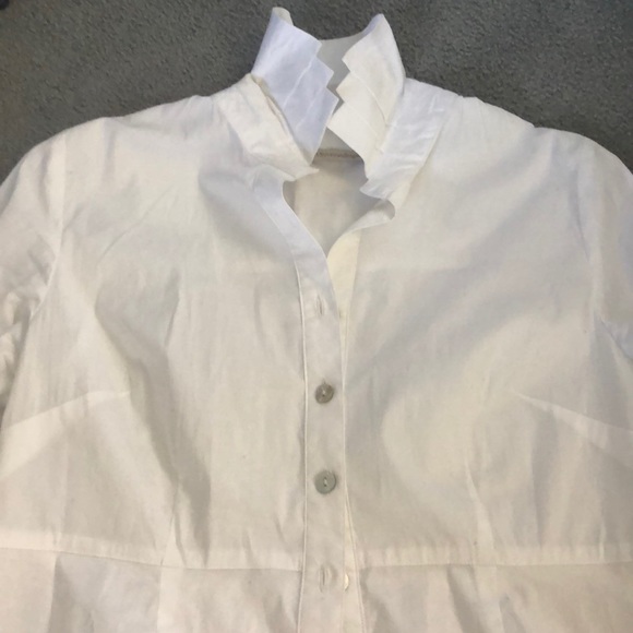 Women’s soft surroundings white shirt. XS. - Picture 1 of 7